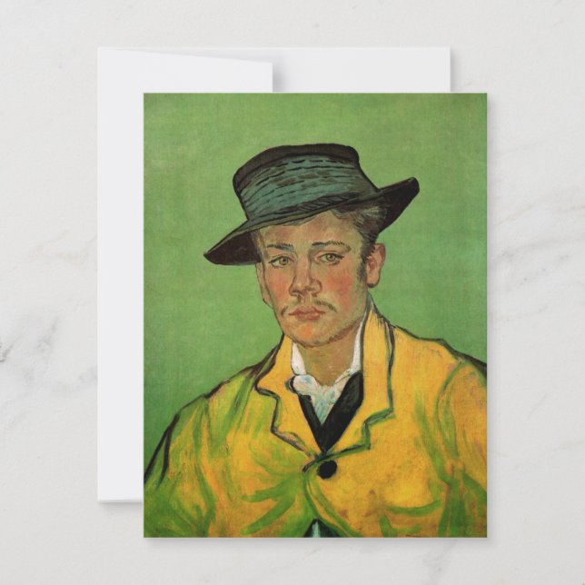 Portrait von Armand Roulin von Vincent van Gogh (Vorderseite)