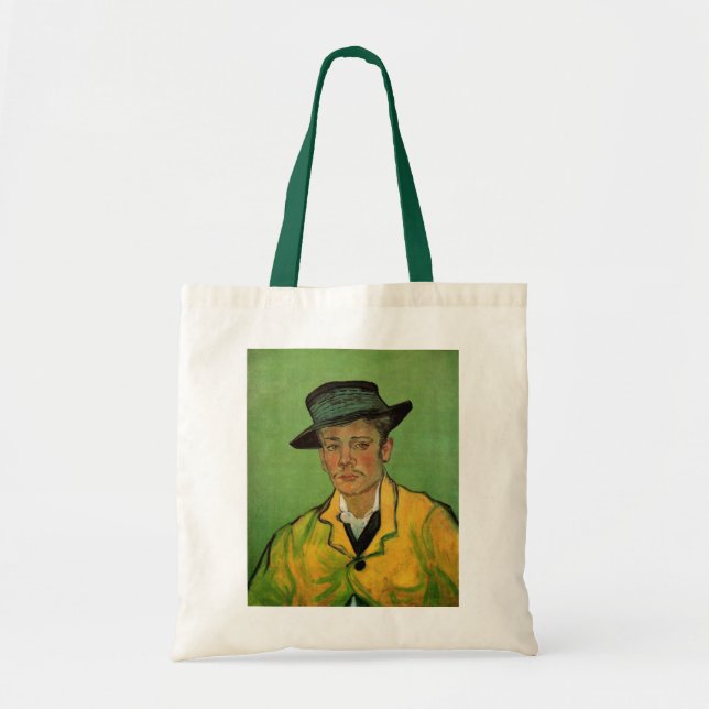 Portrait von Armand Roulin von Vincent van Gogh Tragetasche (Vorne)