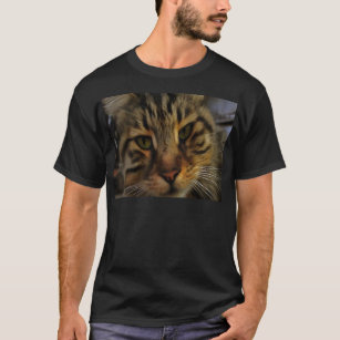 Portrait von Artistic Pet, lang haarige Tablette,  T-Shirt