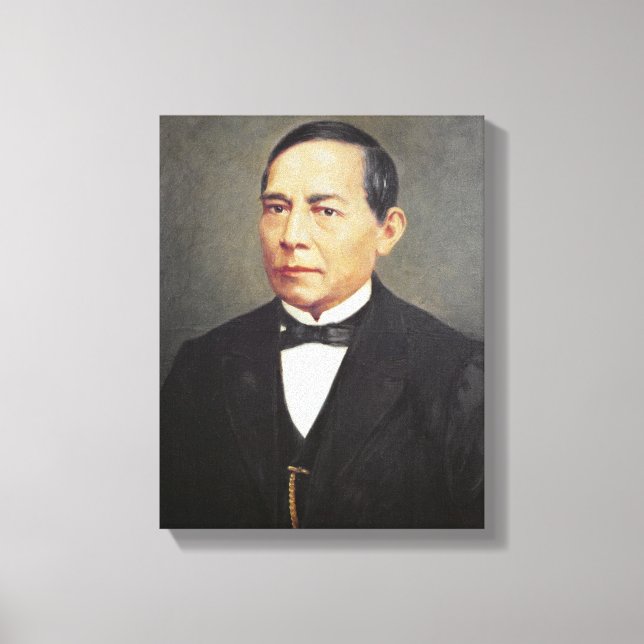 Portrait von Benito Juarez , 1948 Leinwanddruck (Vorderseite)