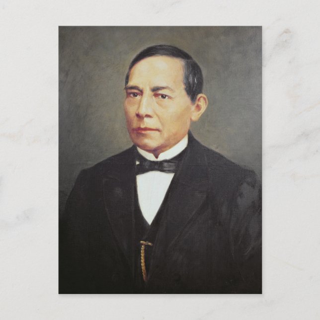 Portrait von Benito Juarez , 1948 Postkarte (Vorderseite)