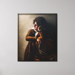Portrait von Benoît-Agnes Trioson Leinwanddruck