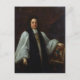 Portrait von Bischof John Robinson c.1711 Postkarte (Vorderseite)