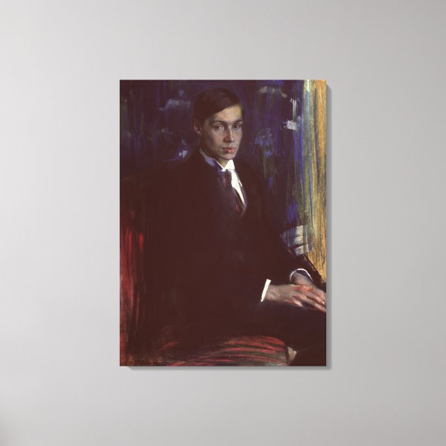 Portrait von Boris Pasternak Leinwanddruck (Vorderseite)