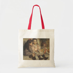 Portrait von Caillebotte Children von Pierre Renoi Tragetasche