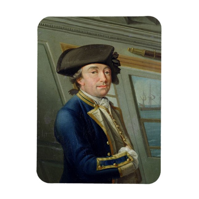 Portrait von Captain William Locker (1731-1800) 17 Magnet (Vertikal)