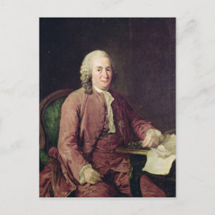 Portrait von Carl von Linnaeus Postkarte