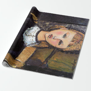 Portrait von Ceroni, Modigliani Geschenkpapier