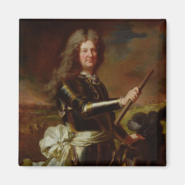 Portrait von Charles-Auguste de Matignon Magnet (Vorne)