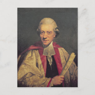 Portrait von Charles Burney, c.1781 Postkarte
