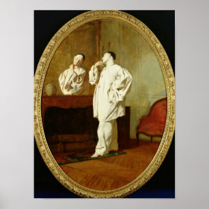Portrait von Charles Deburau Poster