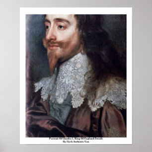Portrait von Charles I., King of England Details Poster
