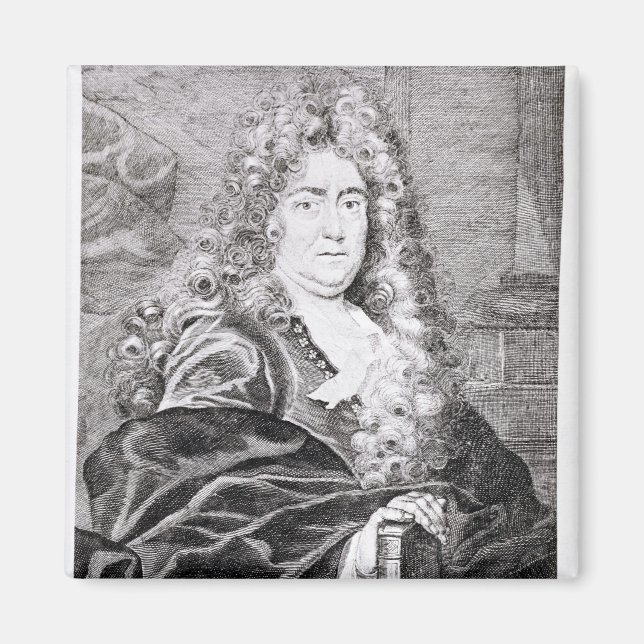 Portrait von Charles Perrault Magnet (Vorne)