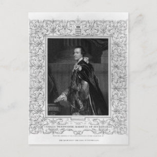 Portrait von Charles Wentworth Postkarte