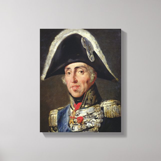 Portrait von Charles X Leinwanddruck (Vorderseite)