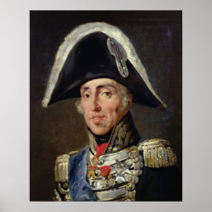 Portrait von Charles X Poster