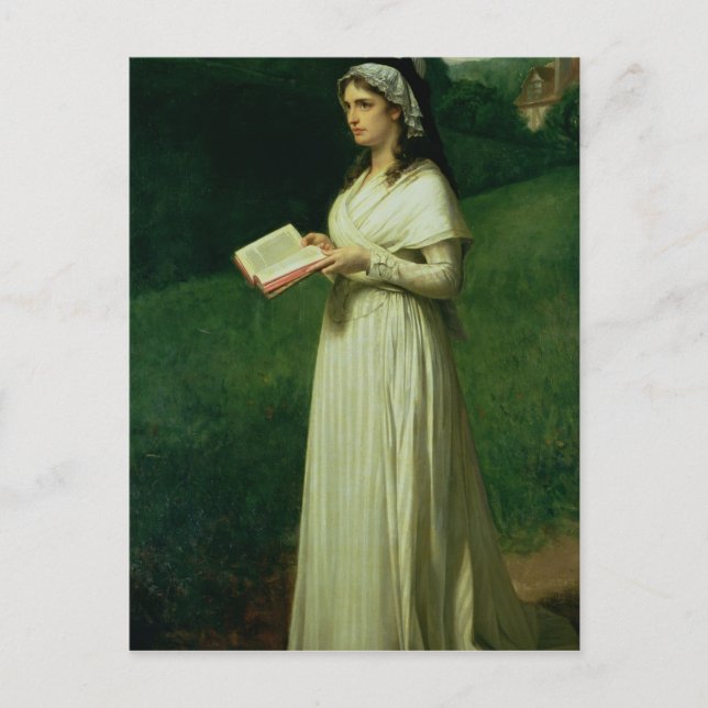 Portrait von Charlotte Corday Postkarte (Vorderseite)