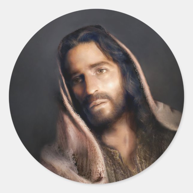 Portrait von Christ Umschlag Aufkleber Stickers (Vorderseite)