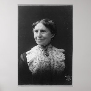 Portrait von Clara Barton Later im Leben Poster
