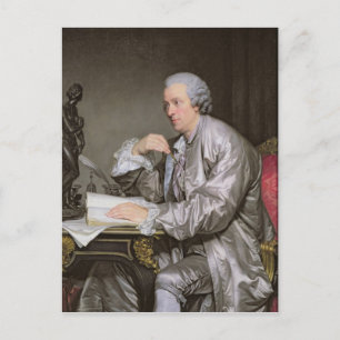 Portrait von Claude-Henri Watelet 1763-65 Postkarte