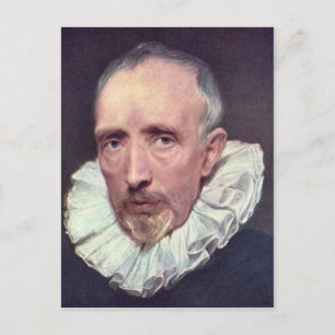 Portrait von Cornelius van der Geest von Van Dyck Postkarte