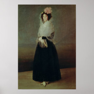 Portrait von Countess Marquesa de la Solana Poster