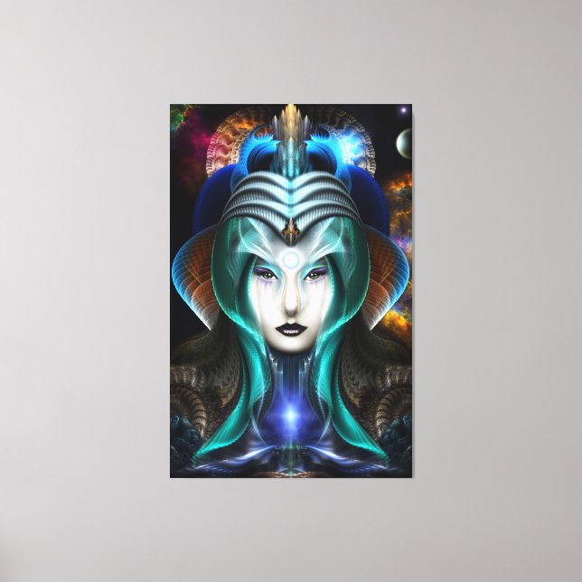 Portrait von Cyiria Canvas Print Leinwanddruck (Vorderseite)