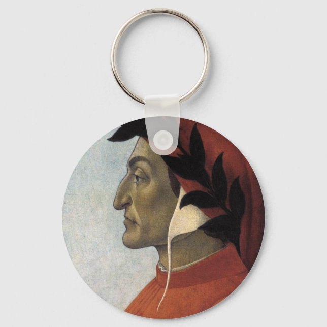 Portrait von Dante Schlüsselanhänger (Vorderseite)