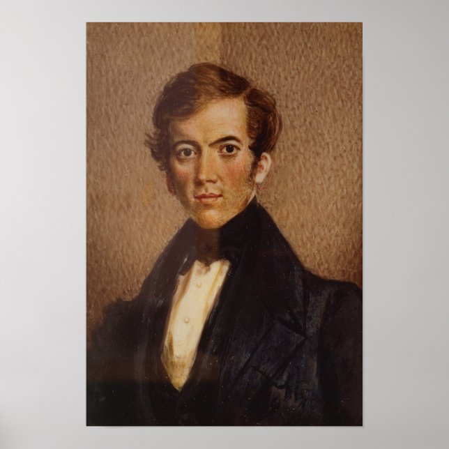 Portrait von David Livingstone Poster (Vorne)