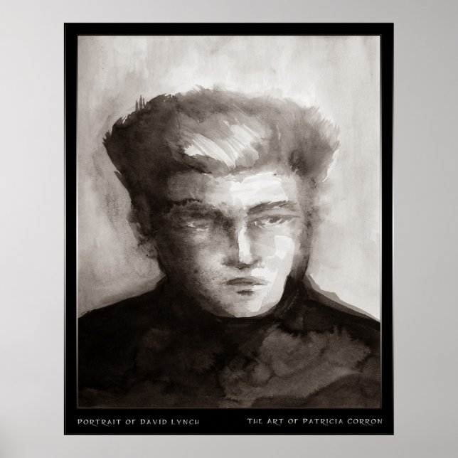 Portrait von David Lynch Poster (Vorne)