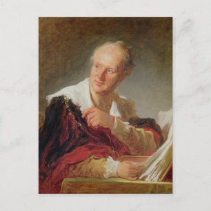 Portrait von Denis Diderot c.1769 Postkarte