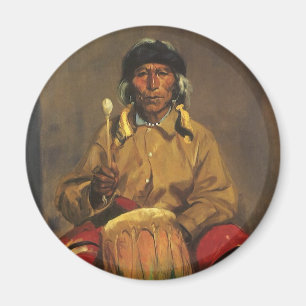 Portrait von Dieguito Roybal von Robert Henri Magnet
