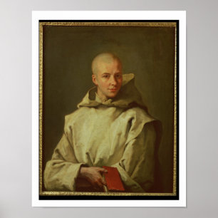 Portrait von Dom Baudouin du Basset of Gaillon, 17 Poster