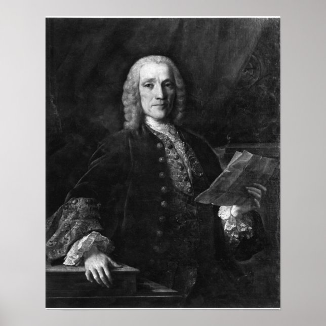 Portrait von Domenico Scarlatti Poster (Vorne)