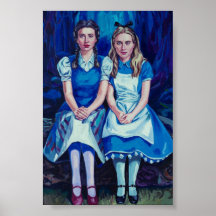 Portrait von Dorothy und Alice-Dark-Academia