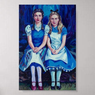Portrait von Dorothy und Alice-Dark-Academia Poster