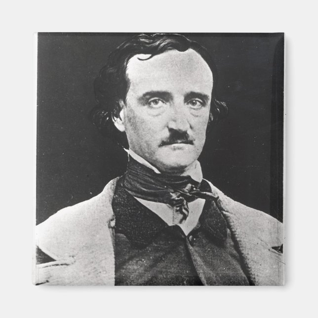 Portrait von Edgar Allan Poe Magnet (Vorne)
