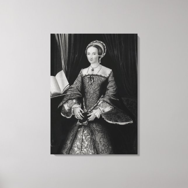 Portrait von Elisabeth I., 1546, Prinzessin Leinwanddruck (Vorderseite)