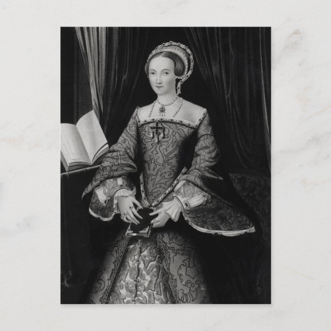 Portrait von Elisabeth I., 1546, Prinzessin Postkarte (Vorderseite)