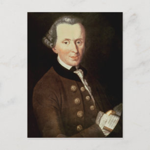 Portrait von Emmanuel Kant Postkarte