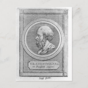 Portrait von Eratosthenes Postkarte