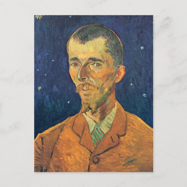 Portrait von Eugene Boch von Vincent van Gogh Postkarte (Vorderseite)