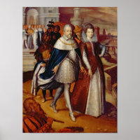 Portrait von Ferdinand I. und seinem Nichte