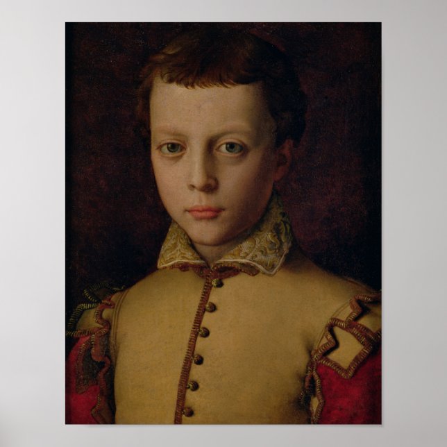 Portrait von Ferdinando de' Medici Poster (Vorne)