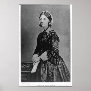 Portrait von Florenz Nightingale Poster