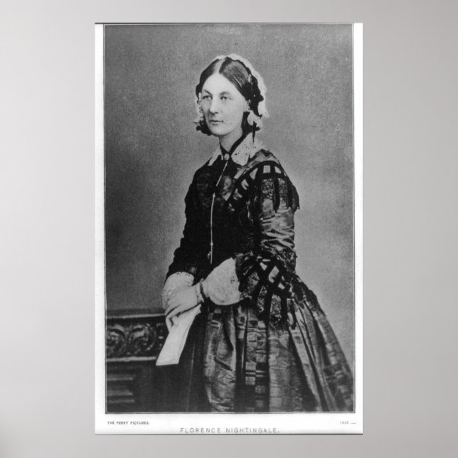 Portrait von Florenz Nightingale Poster (Vorne)
