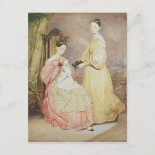 Portrait von Florenz Nightingale und ihr Postkarte