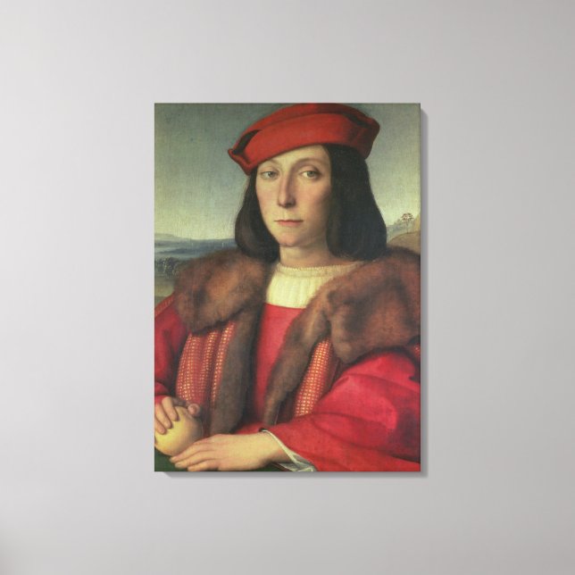 Portrait von Francesco della Rovere, Herzog von Ur Leinwanddruck (Vorderseite)
