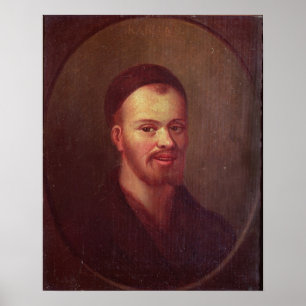 Portrait von Francois Rabelais , französischer Sat Poster