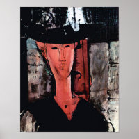 Portrait von Frau Pompadour, Modigliani